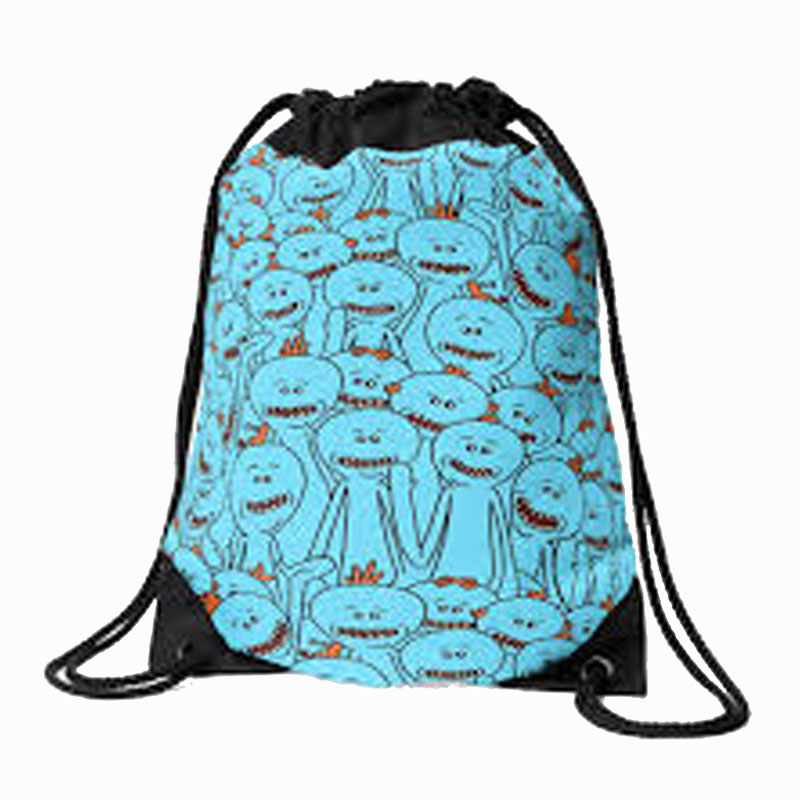 Rick And Morty Drawstring Bags By Bovaart