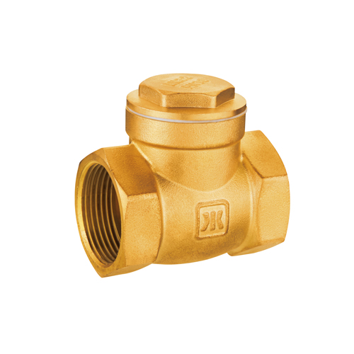 J408 lead free brass swing check valve with meat seat