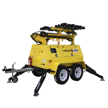 Kubota Generator Mobile Lighting Tower with LED