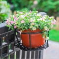 Outdoor & Indoor Steel Art Hanging Baskets Flower Pot Stand Plant Holder Shelf