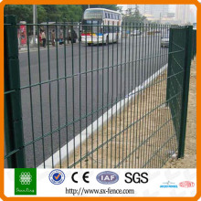 Welded double wire fence