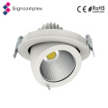 100lm/W CRI80 CRI90 20W 30W 40W Gimble COB LED Downlight with 130mm Cut out