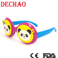 2014 designer panda sunglasses with clips for kids in party