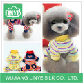 soft stripe bright-coloured dog clothes