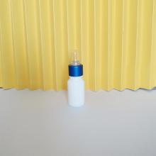 Blue and Gold Glass Cosmetic Bottles