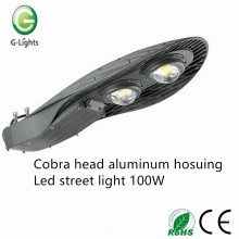 Cobra Tête Aluminium Hosuing 100W LED Réverbère