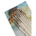 High quality nylon oil acrylic watercolor painting brush