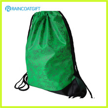 Werbeartikel Custom Logo bedruckt Nylon Drawstring Rucksack