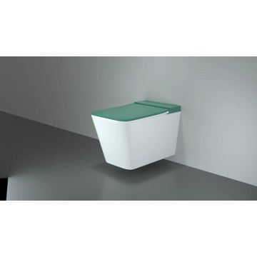 Samt-Toilettensitz wirtschaftliche Toilette mit mauerhuhner montierter Badezimmer Keramik-Toilette