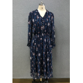 women's chiffon  long dress