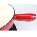 Enamel Cast Iron Melting Chocolate Cheese Fondue Sets