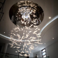 Stainless steel small bird led pendant light