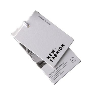 Custom Hang Tag Kraft Paper Clothing Label Design