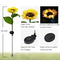 Outdoor Sunflower Solar Garden Decor Yard Stake