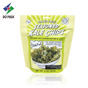 Chips doypack with zipper aluminum foil packaging bag