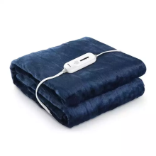 Wholesale Soft Plush Sherpa Flannel Heated Blanket Electric
