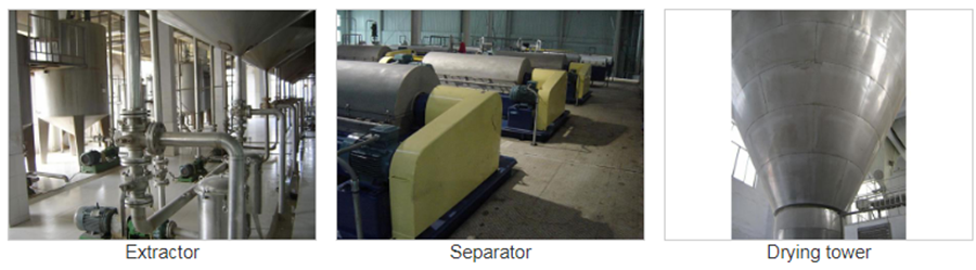 Extractor, Separator, Drying Tower