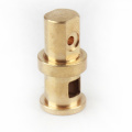 CNC Turning Machining Knurling Brass Joint