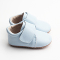 Hook Loop Leather Unisex Oxford Baby Casual Shoes