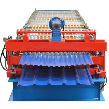 Double Layer Corrugated Trapezoidal Roof Tile Machine