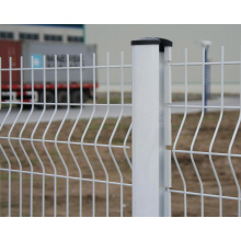 White Color Welded Wire Fencing with Peach Post