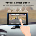 1080P AHD Car Surveillance Camera 9"DVR Monitor System