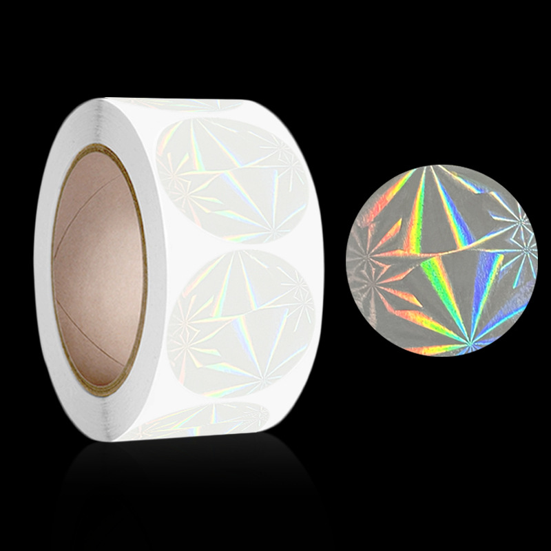 Round laser stickers Round laser stickers