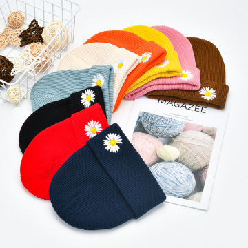 Chapeaux d&#39;hiver Broderie Fbaric Cute Girls Automne