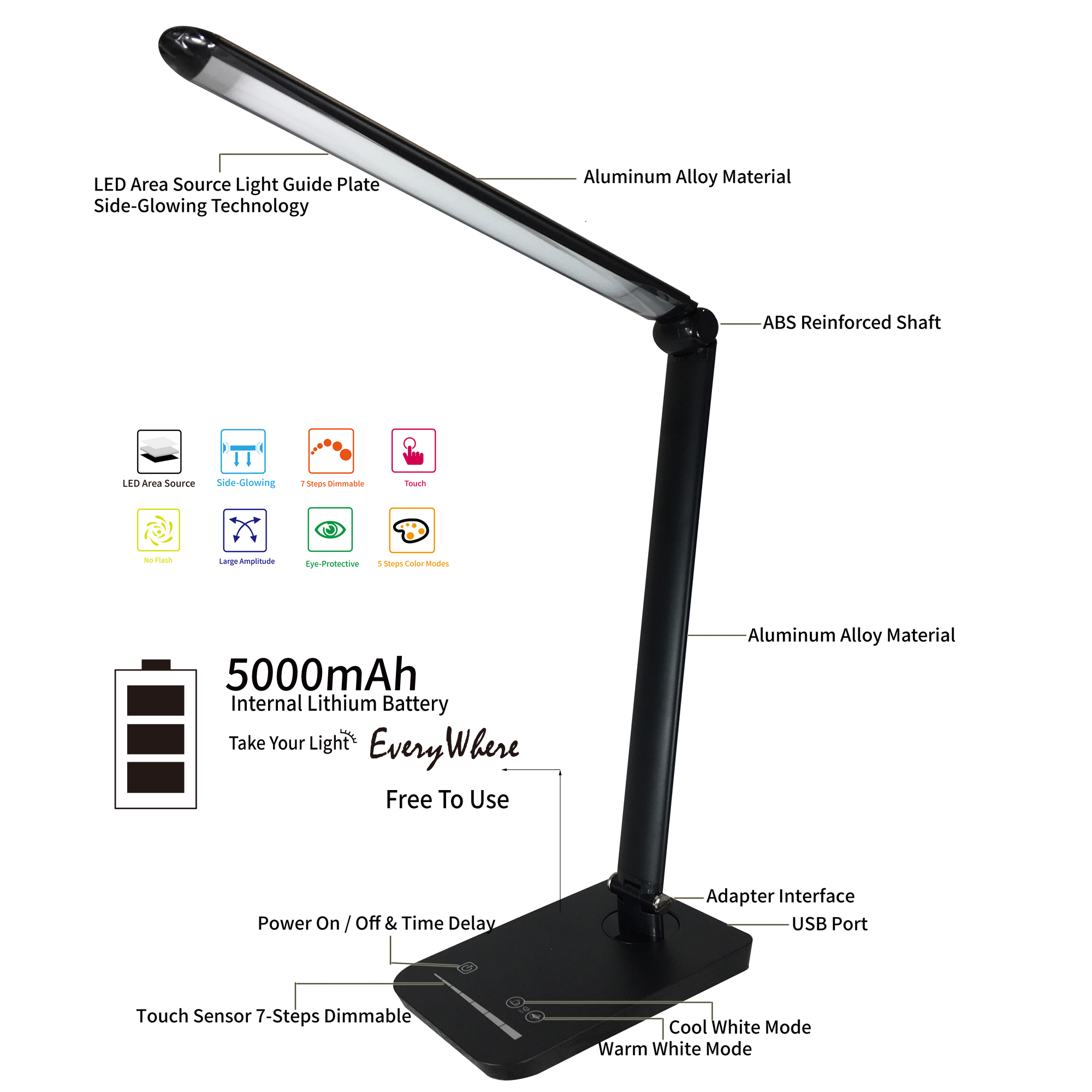 rechargeable led lamp