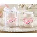 Crystal glass candle with natural fragrance