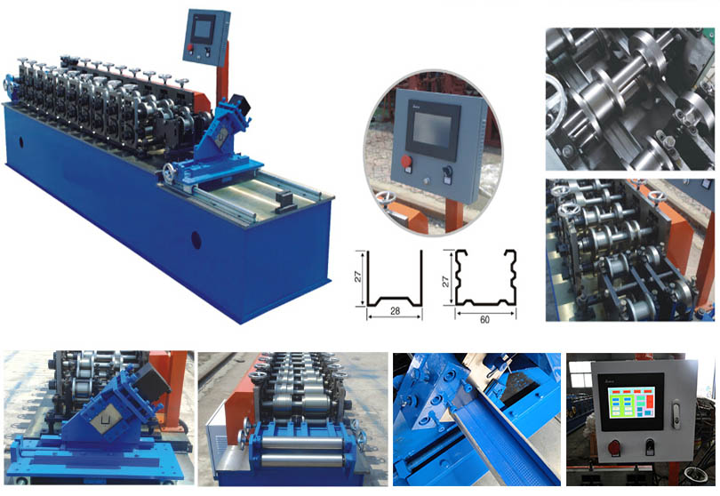 Metal Studs Production Lines Drywall Profile Roll Forming Equipment