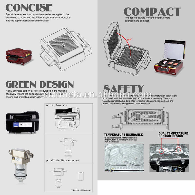 FREESUB Sublimation Heat Press Cheap Phone Cases Machine