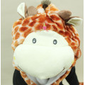 Winter long design plush animal hat children hat