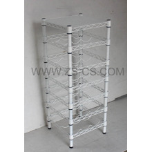 White Painting Home Use Free Standing Wine Rack (WR3025120A7E)