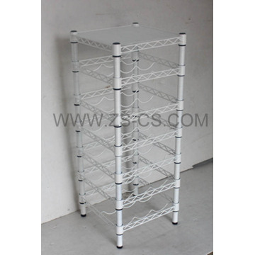 White Painting Home Use Rack de vin gratuit (WR3025120A7E)