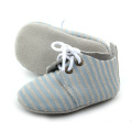 New Styles Stripe Leder Baby Oxford Schuhe Großhandel