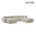 Durable And Stable High Density Sponge Corner Sofas