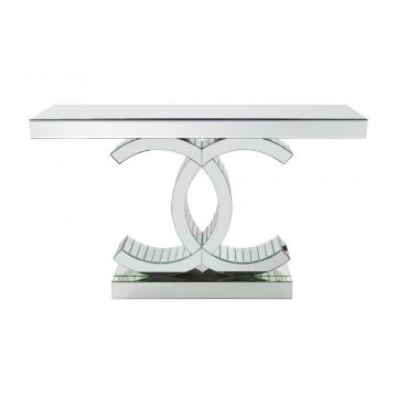 mirrored CC console table