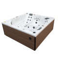 whirlpool bathtub spa hot tub with foot massager