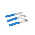 stainless steel children cutlery sets with plastic handle