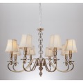 Iron Chandelier Lighting, Clear Crystal, Zhongshan Supplier From China (SL2076-8)