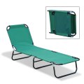 Strandpool Outdoor Sonne Langlebige Klapp -Chaise -Lounge