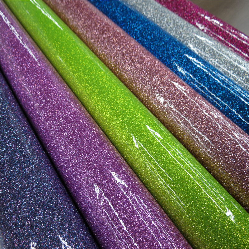 Glitter PVC Synthetic Leather