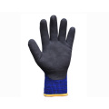 Hiver, gants de travail avec 3/4 recouvert de noir Sandy Nitrile sur la paume (N1612)