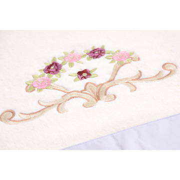 Terry Soft Towels Embroidery & Elegant Silk Patch