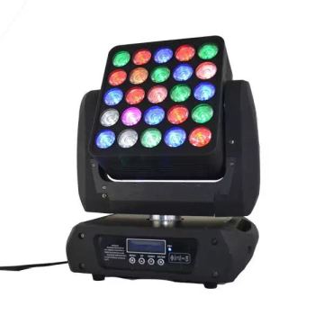 5x5 Matriz 25x12W RGBW LED Pixel Moving Head