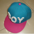 3D BOY Letras empernado remaches HipHop Baseball Cap sombrero plano pico Snapback studed tapa de promoción hecha a mano