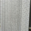 Insulated decorative metal modern siding panels