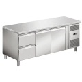 Stainless steel freezer for dining room