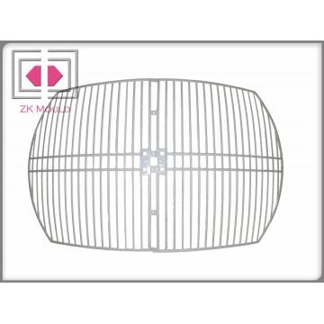 Espesar aluminio a presión antena de microondas de fundición